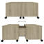 Godderd Wheel Coffee Table with Storage-102293177