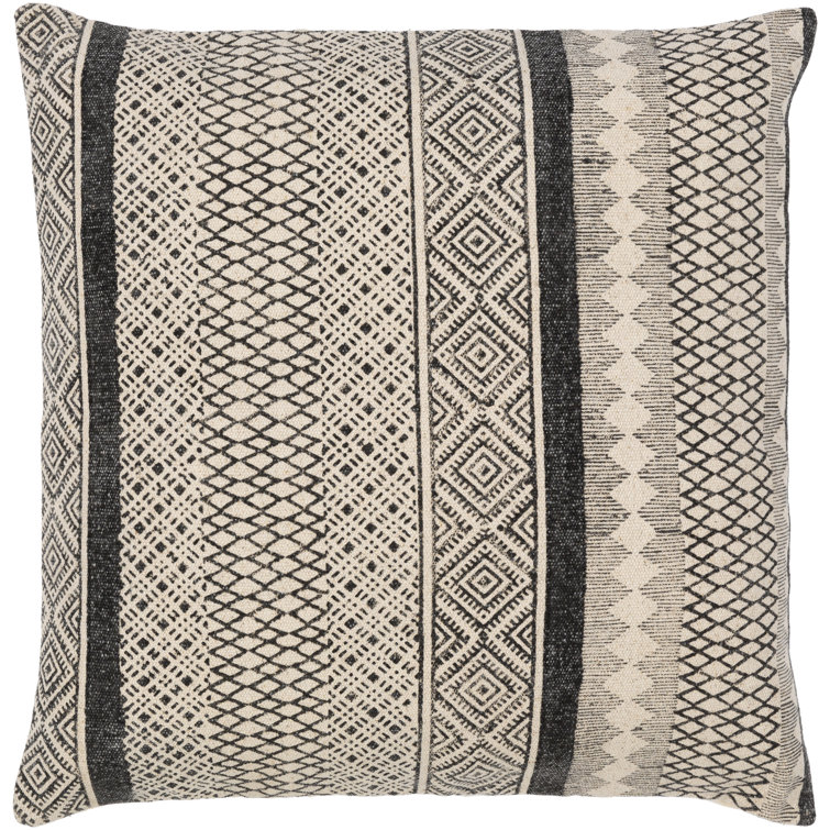 Zetta Geometric Cotton Throw Pillow