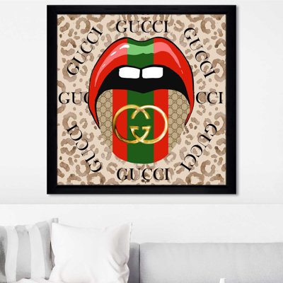 Gucci langue (carré) par Antonyus Bunjamin (Abe) - impression
