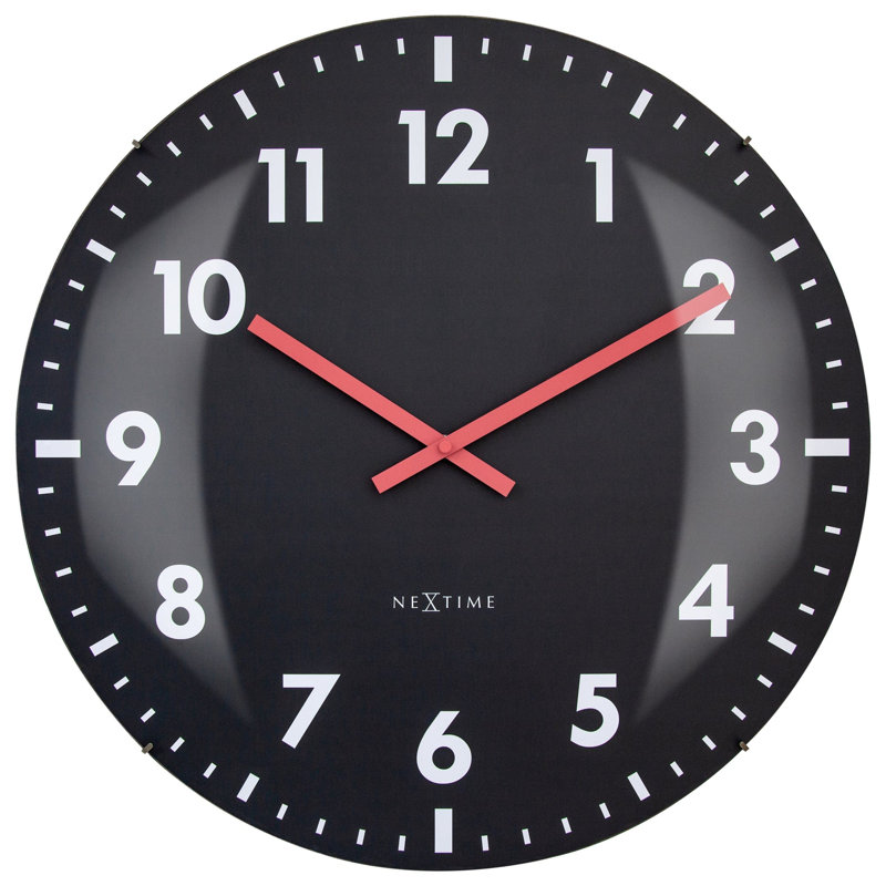 Citybeat Wall Clock, Black