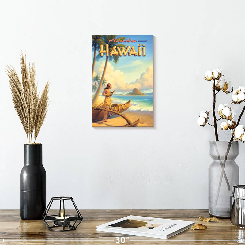 Gillard Aloha Hawaii V, 12" H x 8" W