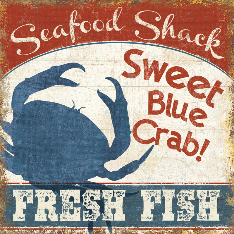 Fruits de mer frais II, H 36 po x l 36 po