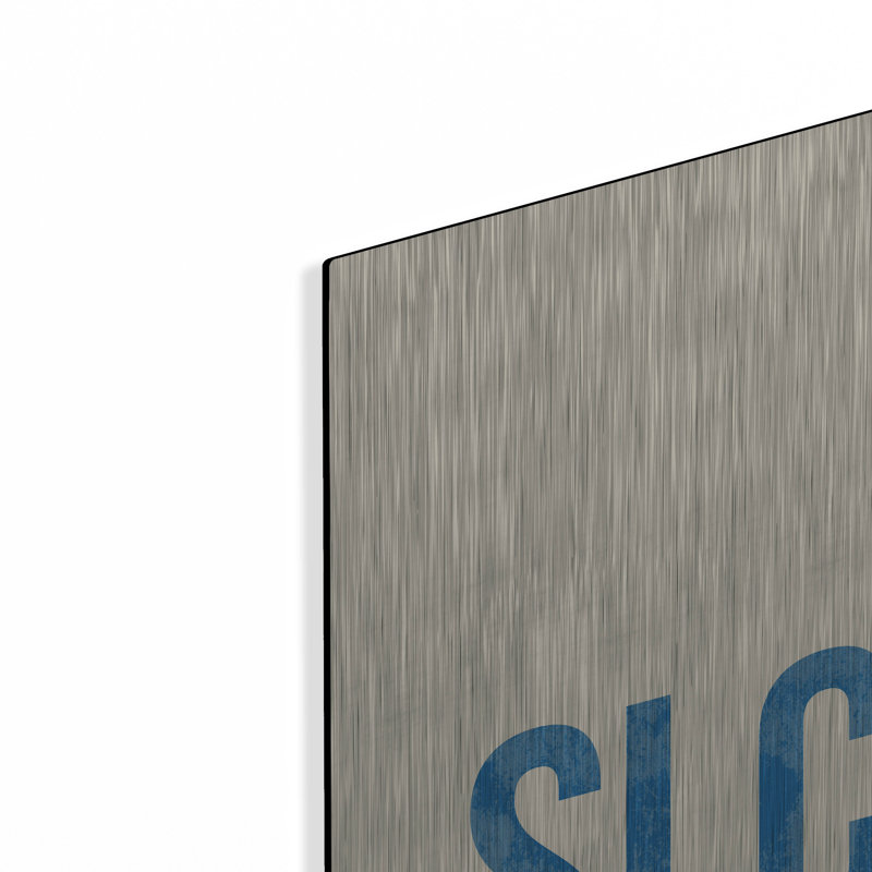 «SLC ATC» par O8, art mural en métal, 16 po x 24 po, H 24 po x l 16 po