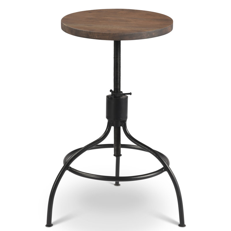 Revolve Adjustable Stool with Metal Frame