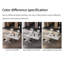 Ensemble de table de salle à manger rectangulaire de luxe de style italien-107149854-107149850