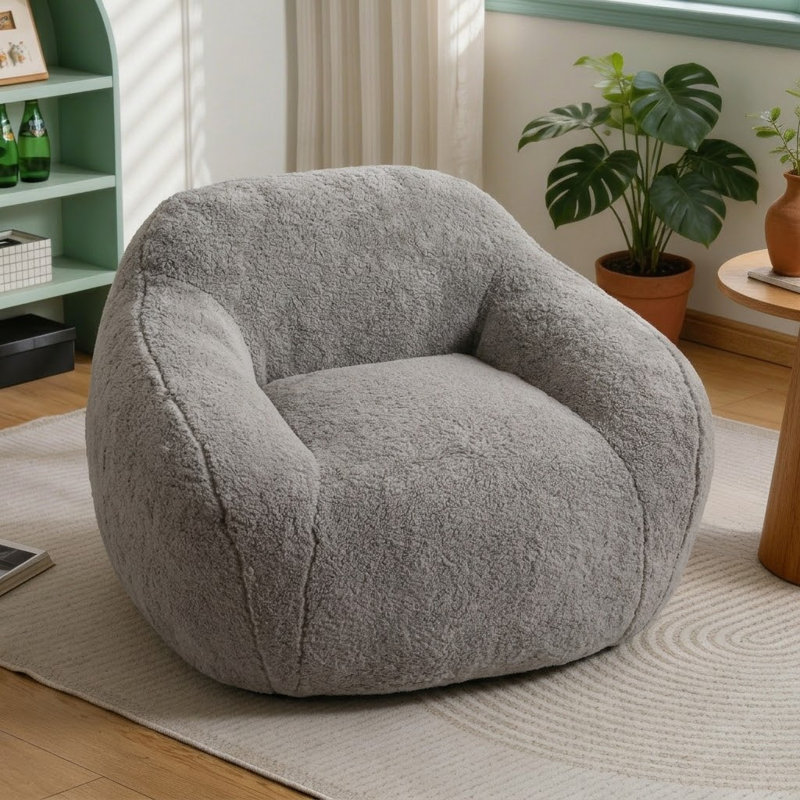 Modern and comfortable bean bag with premium memory foam and high density cotton for bedrooms and living rooms, lounges