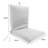 20" x 43" Palisade Outdoor Chair Cushion with Ties and Hanger Loop-1032362112