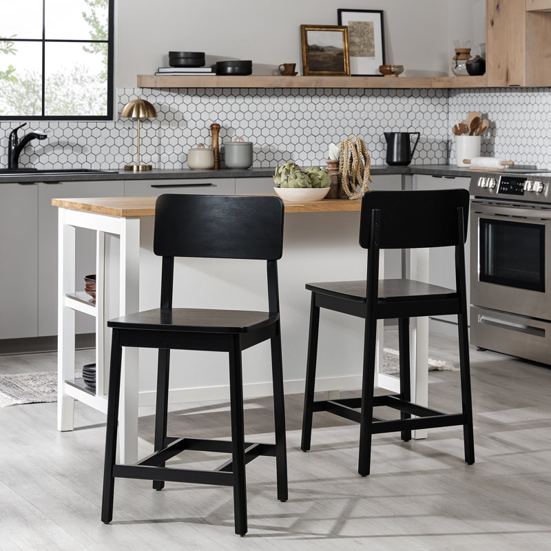 23.88" Counter Stool, Walnut