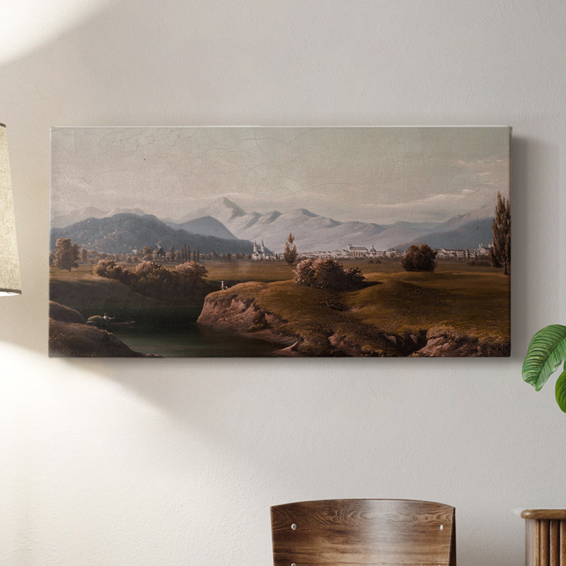 Série paysage - MCxxxv - Toile tendue avec châssis - Prêt à accrocher, H 24 po x l 48 po