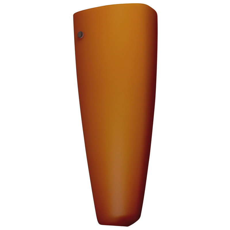 Lina Wall Flush Mounted Sconce, Opal Matte, Polished Nickel, LED