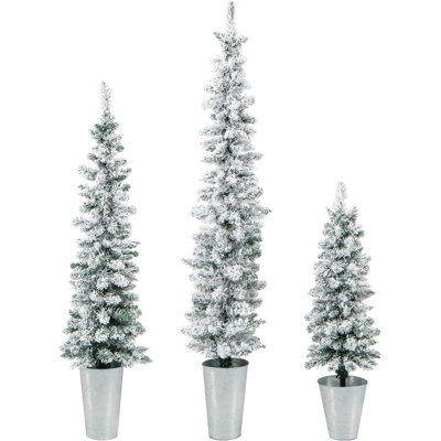 Lighted Artificial Spruce Christmas Tree