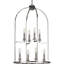 Lustre à niveaux 8 lumières lanterne Gatun-36444770