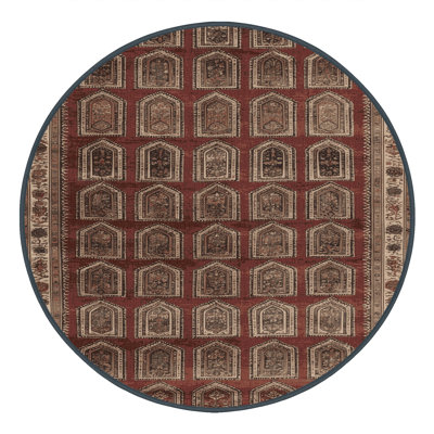 Tapis persan noir lavable à la machine
