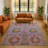 Premium Machine Washable Mayfield AMF1923 Panels Rug-1663632504