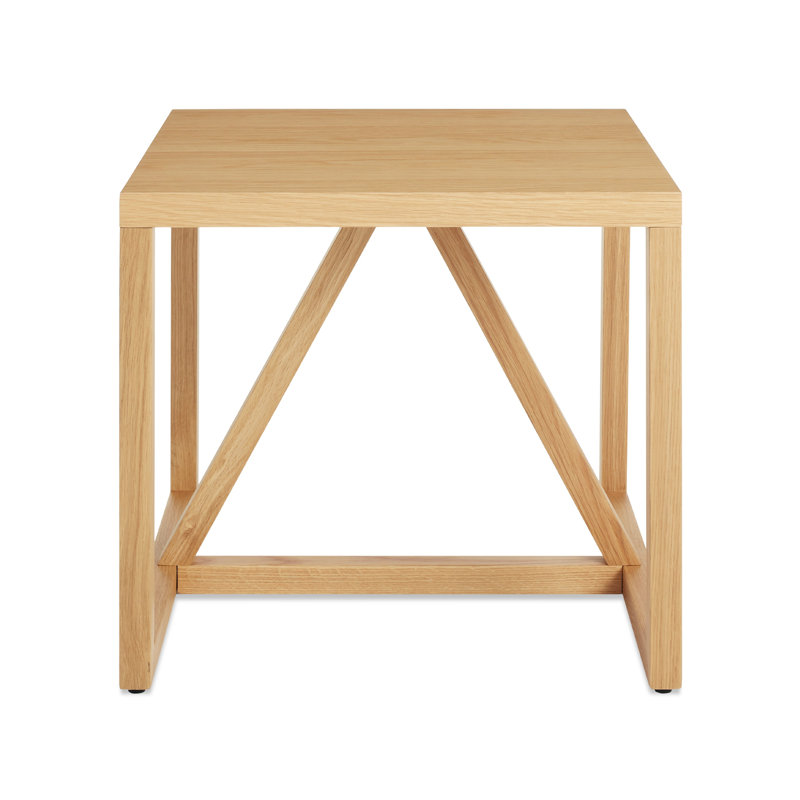 Strut End Table, White Oak
