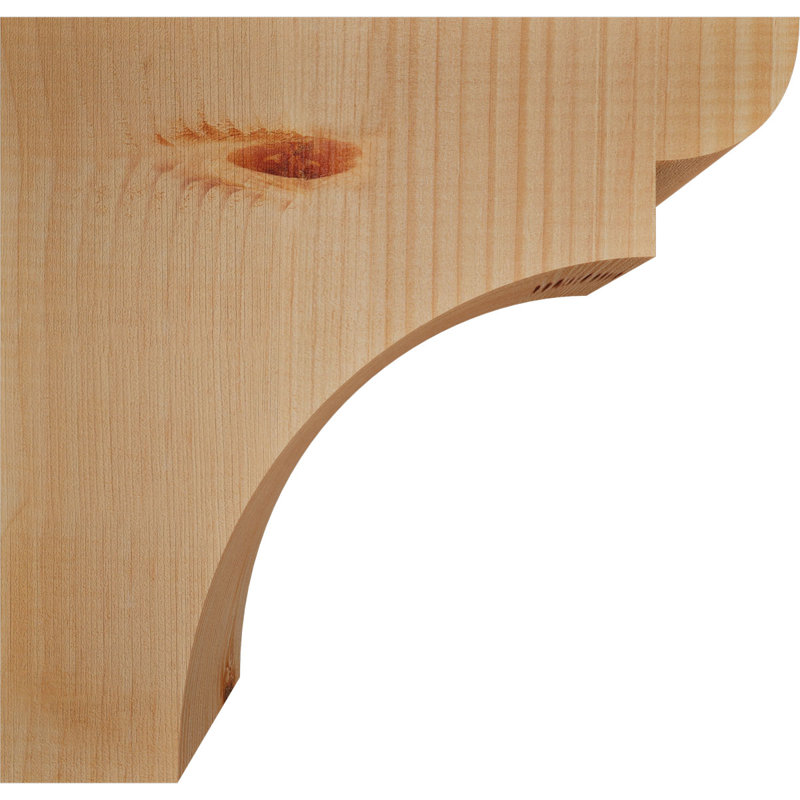 Yorktown Smooth Rafort Tail, Sapin de Douglas, H 12 po x l 12 po x P 3,5 po