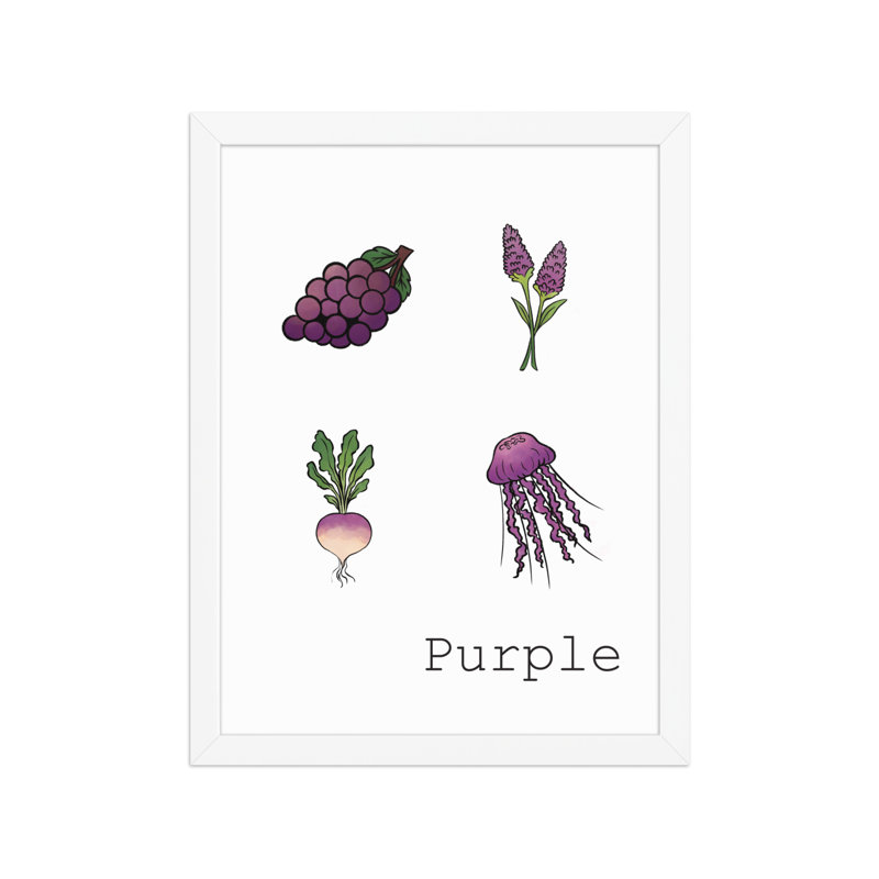 Purple | Framed Poster