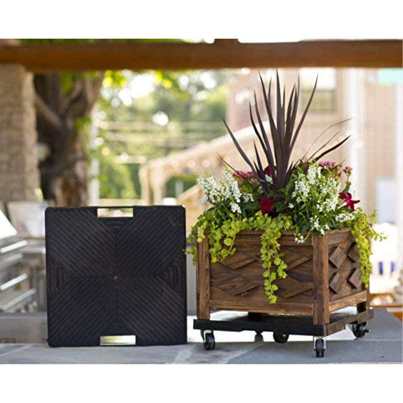 Lashonya Weather Resistant Plastic Plant Caddy
