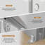Quincaillerie de porte coulissante de contournement, ensemble de rail de porte de garde-robe de contournement, en douceur et silencieusement, pour système à 2 portes-115336419