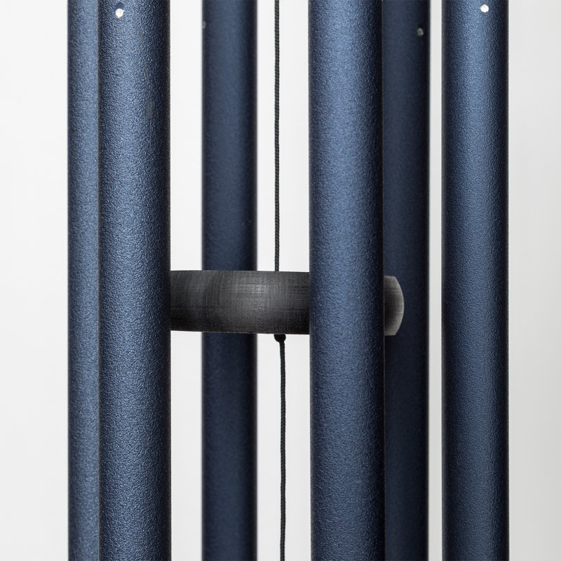 Carillon en métal Corinthian Bells, H 30 po x l 7 po, Bleu minuit