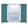 Atlantic Classic Three Equal Panels, Raised Panel Shutter Pair