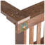 Lit de jour pour balancelle en bois d'acacia l 81,9 po x P 40,6 po x H 27,6 po TopMAX