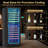Velivi 154-Bottle Built-in or Freestanding Dual Zone Wine Refrigerator with Stainless Steel Door-122810618