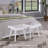 Farmhouse Minimalist Entryway Stool with Tapered Legs
