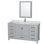 Sheffield 60" Single Bathroom Vanity Set with Mirror