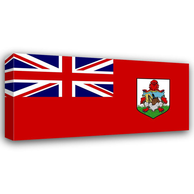 Bermuda, 9" H x 18" W
