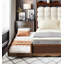 Modern Design Upholstered Platform Bed With Drawers and Trundle-661645154