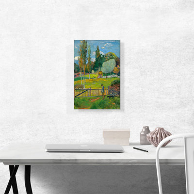 «Landscape 1894» par Paul Gauguin - reproduction d'art sur toile tendue