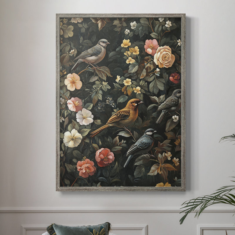Imprimé encadré de la série «XXII» de William Morris - Bois massif, H 21 po x l 17 po