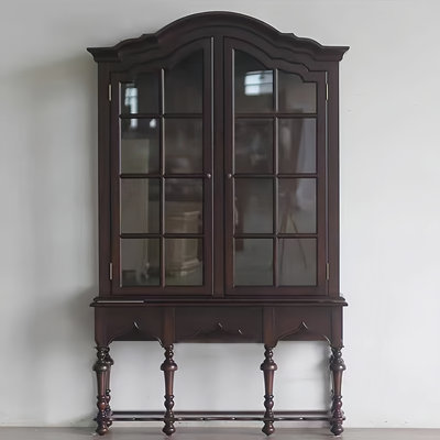 American country double-door display cabinet