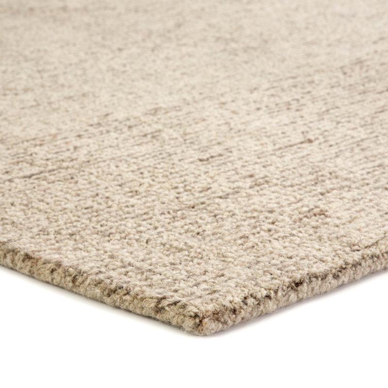 Britta Wool Area Rug in Tan, Rectangle 9'6" x 13'6"