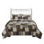 Ensembles de literie Rustic Comfort, courtepointe en microfibre pour la maison ou la cabine