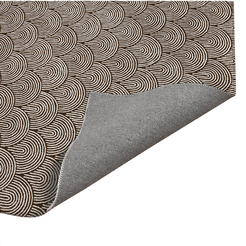 Tapis de cuisine Rolling Humps, Brun moka, Rectangle 5 pi x 7 pi