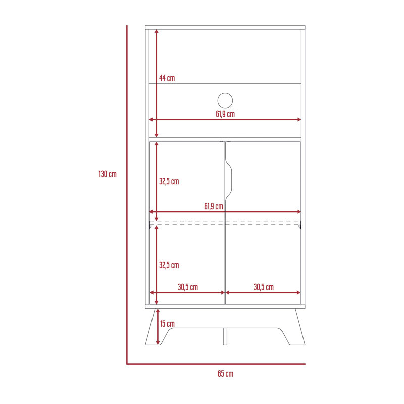 Varney 150.5cm Kitchen Pantry