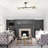 6-lamp Sphere Adjustable Iron Ceiling Light
