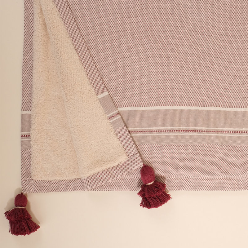Serviette de plage 100% coton Hambleton, Mûre