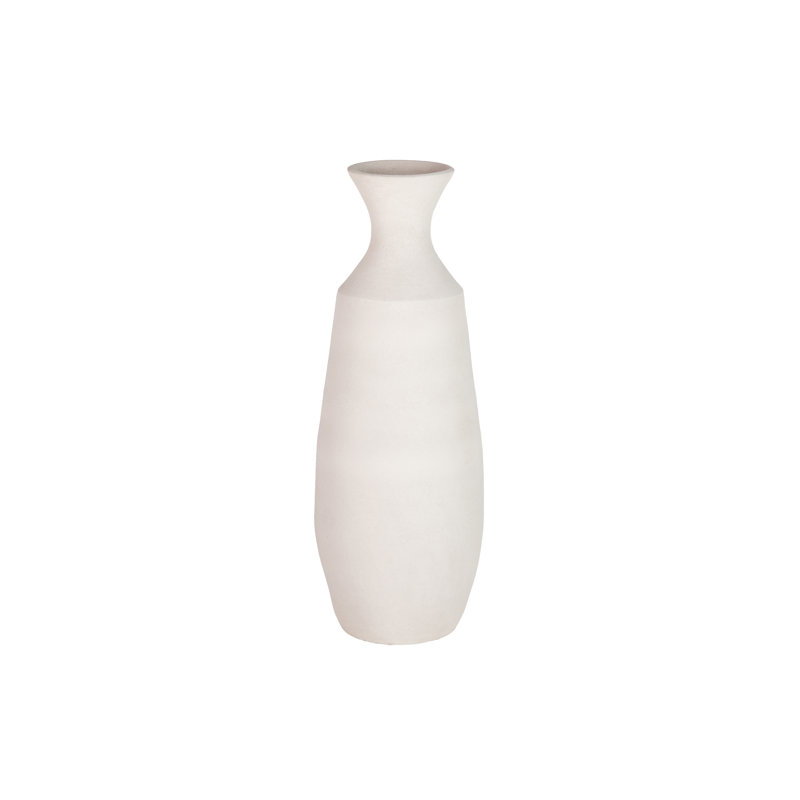 Ceramic / Porcelain Table Vase, 80cm H x 30cm W x 30cm D, Grey