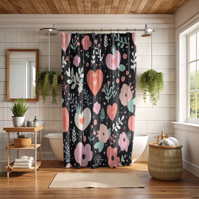 Blush Petal - Premium Shower Curtain 56