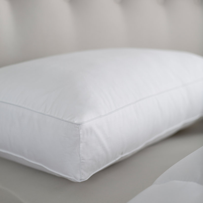 Slumberdown Box Edge Cotton Cover Firm Support Side Sleeper Pillow