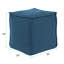 Repose-pieds carré Sunbrella 20 "Montano-26700357