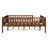 Elegant Full Size Wood Daybed With Trundle And Fence Guardrails, Walnut Robust Guardrails In Tone-1648762763-1648762761