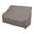 Modern Leisure Garrison Patio Loveseat Cover, Waterproof, 2-Pack, 66"L x 40"W x 39"H, Sandstone-75037953-75037952