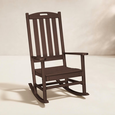 POLYWOOD® Nautical Patio Rocking Chair