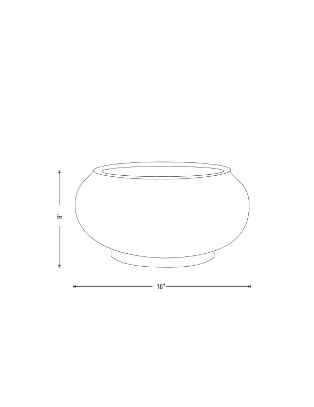 Vase de table en porcelaine Aegean