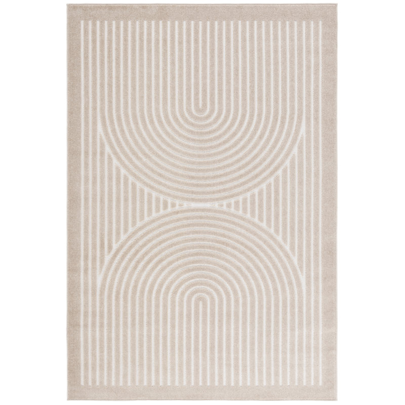 Tapis rayé Mehikdip Stella Performance, Rectangulaire 3 pi x 5 pi
