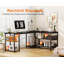 Amarpreet L-Shaped Writing Desk with Power Outlet-412317443